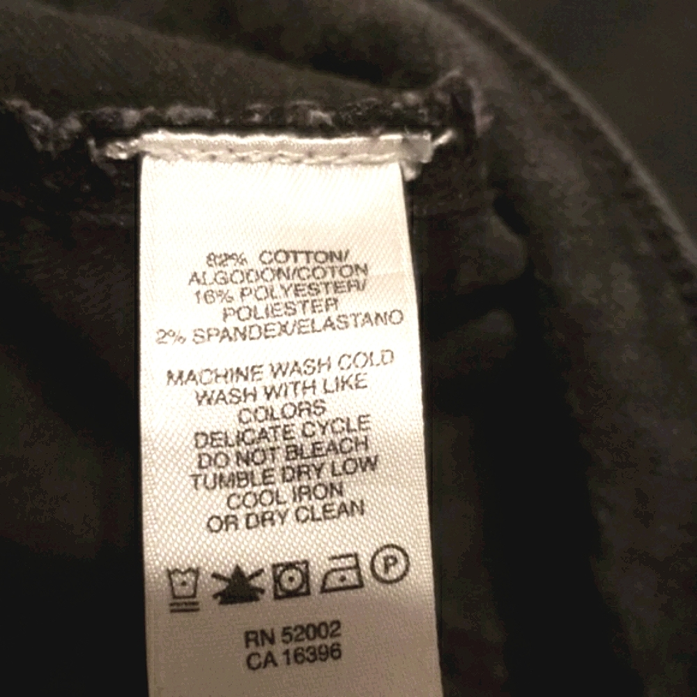 DKNY JEANS BLACK SKINNY SZ 4 MOCK POCKETS - Picture 8 of 8